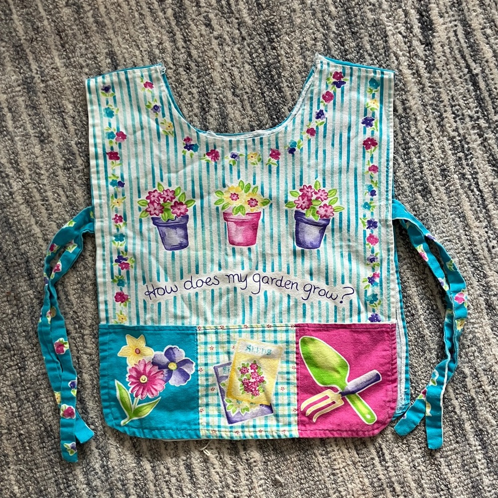 Child Garden Apron Vintage